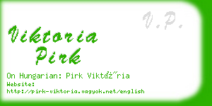 viktoria pirk business card